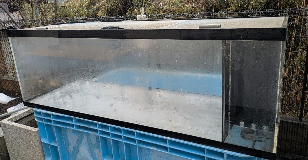 引取限定 1800アクリル水槽 オーバフロー