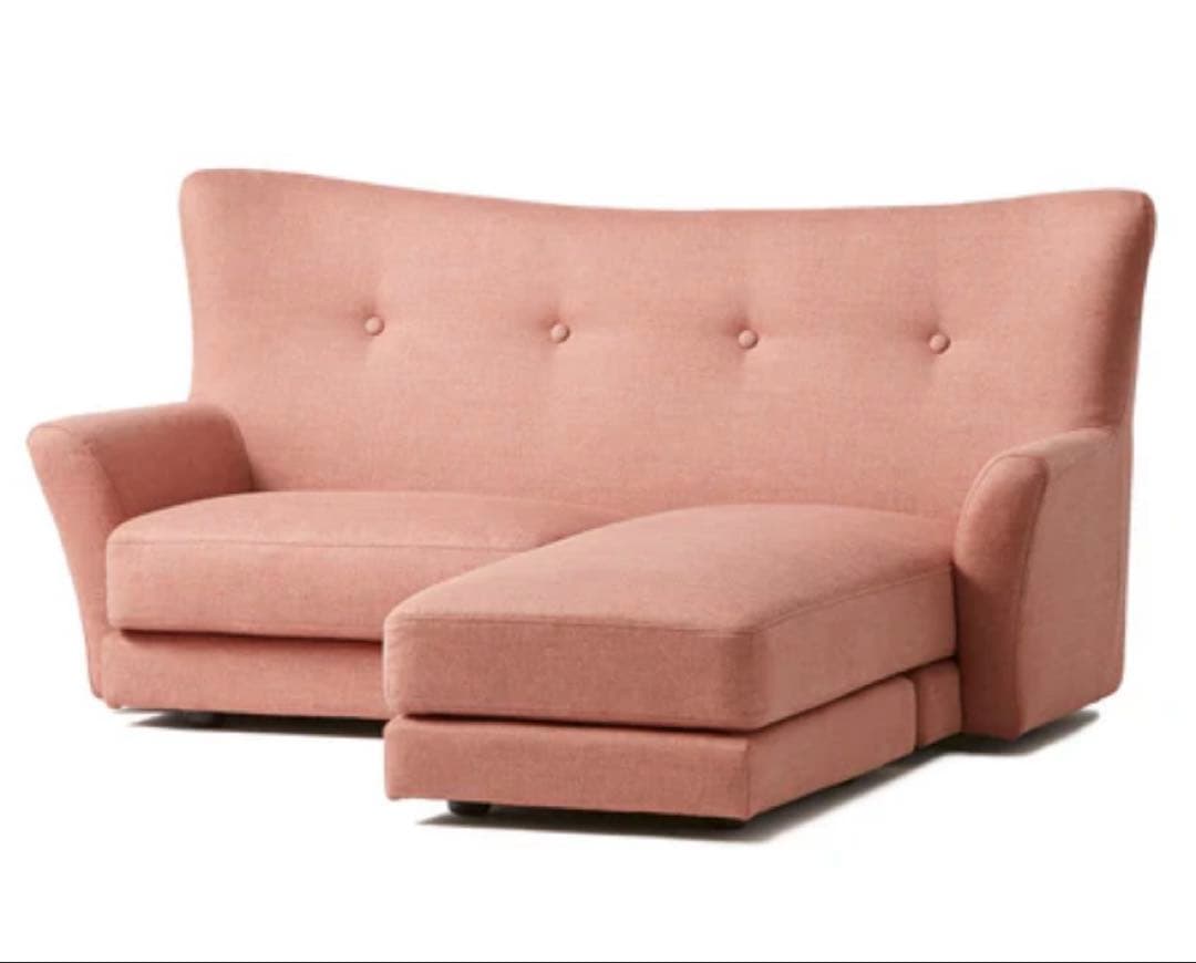 美品★Francfranc★フランフラン★フルレット 3WAYソファ★ピンク