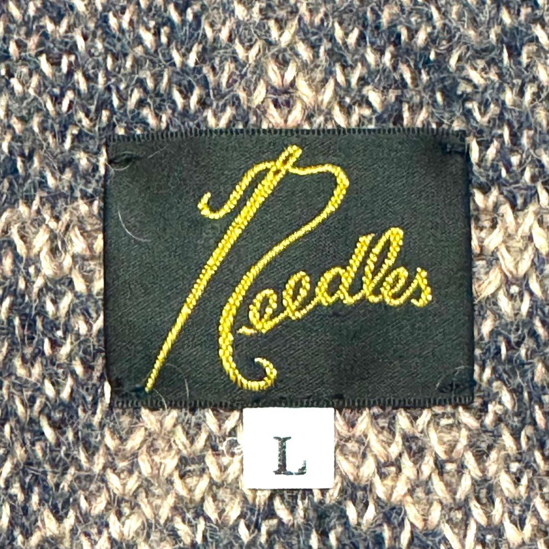 3420【キムタク着用・美品】ニードルス スター総柄 モヘア カーディガン