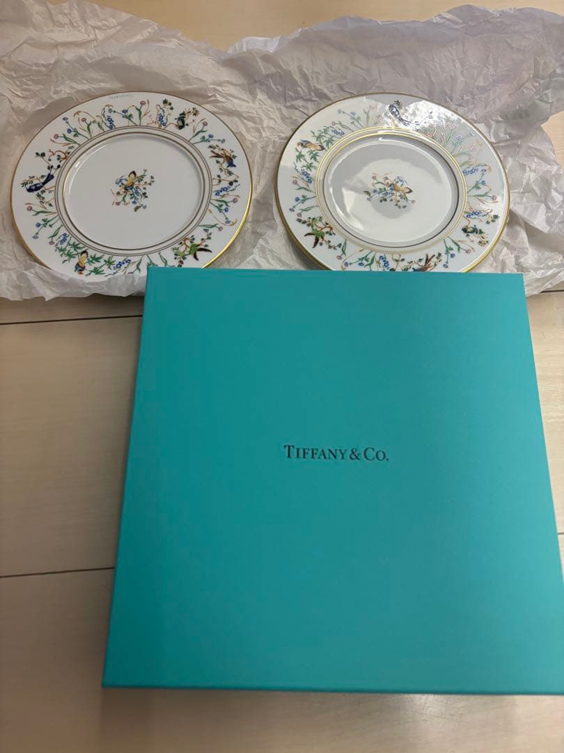 新品 ティファニー ジャルダン お皿 16cm 2枚セット Tiffany&Co
