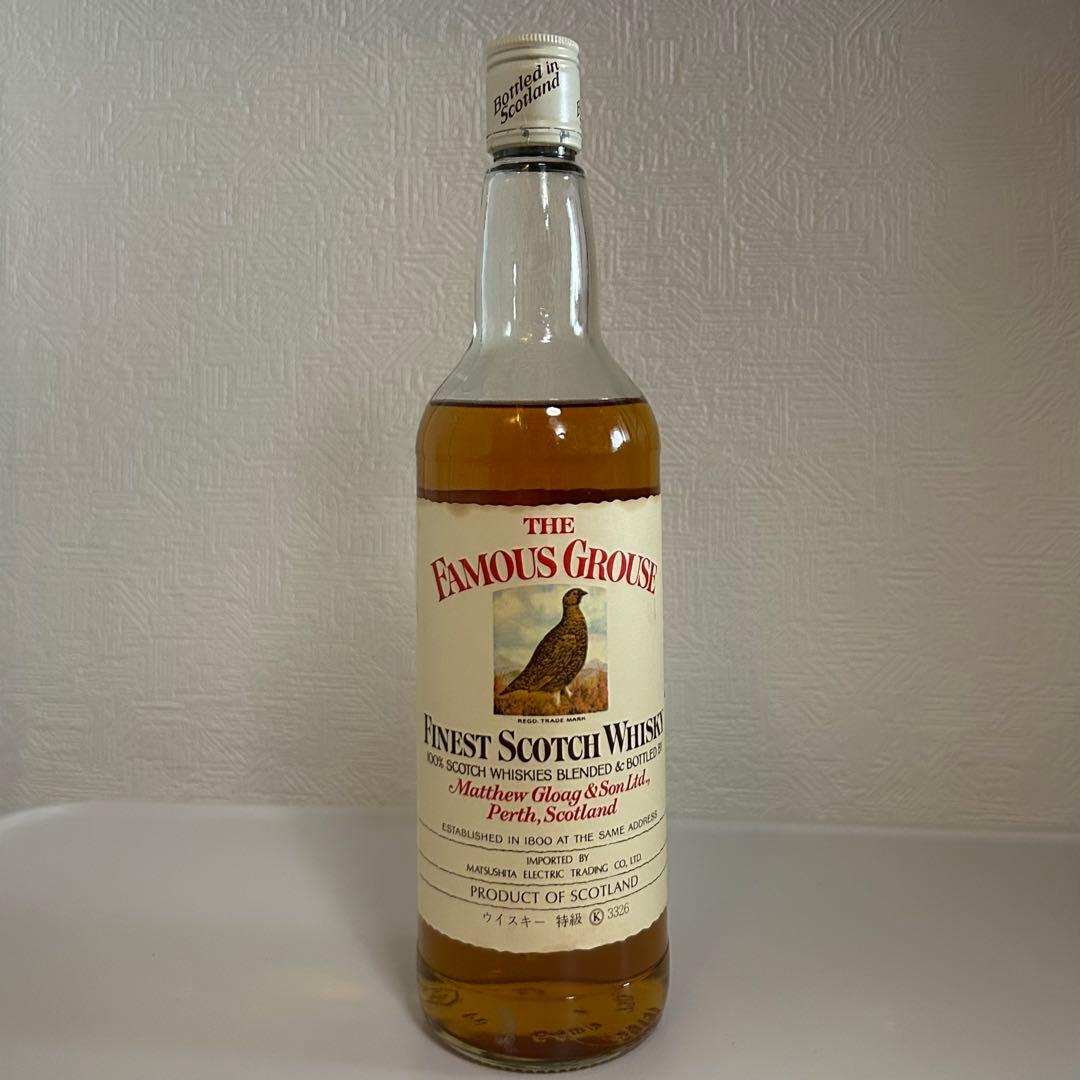 80年代　THE FAMOUS GROUSE フェイマスグラウス 特級