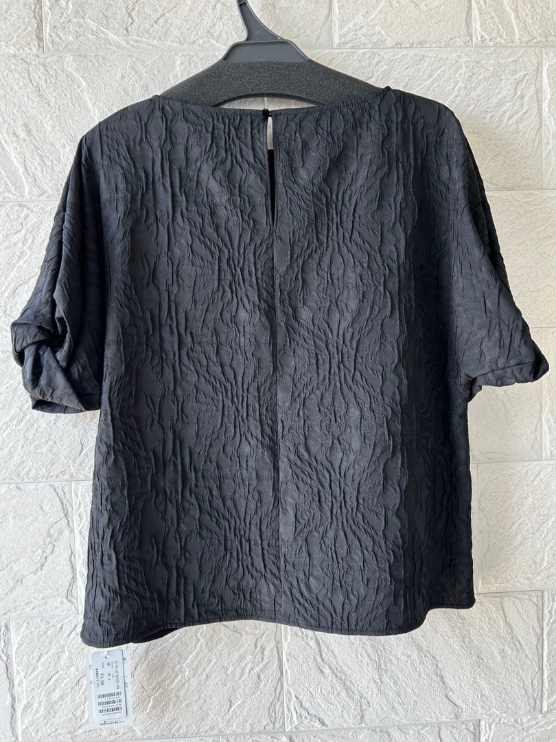 TOMORROWLAND フラワージャガードツイストスリーブブラウス