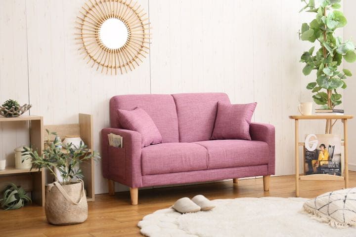 新品　2人掛けソファ　シンプルデザイン　ソファー