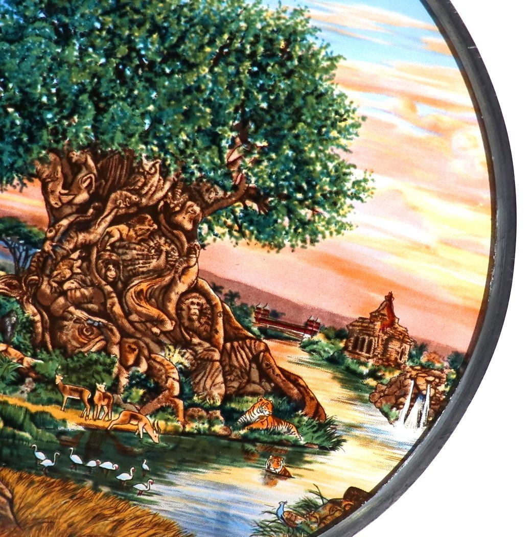 ディズニー公式 ツリーオブライフ ヴィンテージ ステンドグラス バオバブの木