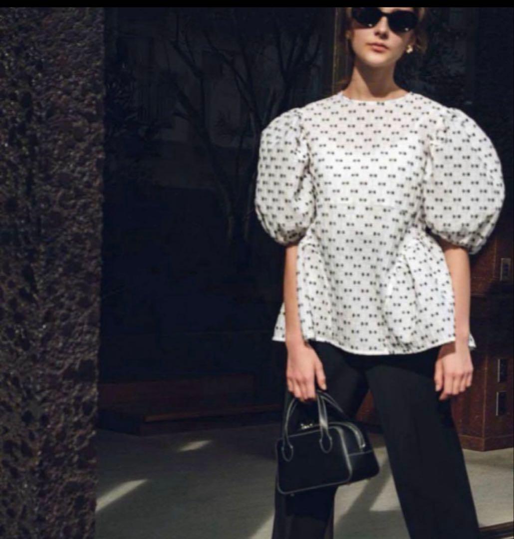 OHGA オーガ　エンジェルポワンブラウス