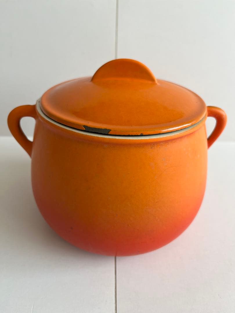 希少　廃盤　クーザンス ビーンズポット　オレンジ