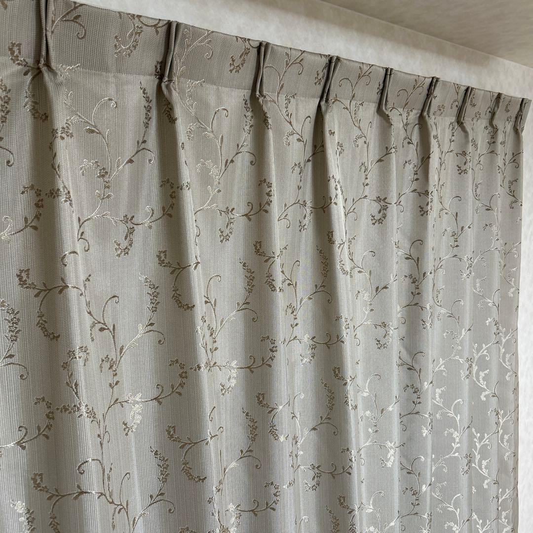 オーダーカーテン　2枚セット　ドレープsangetsu 新品未使用