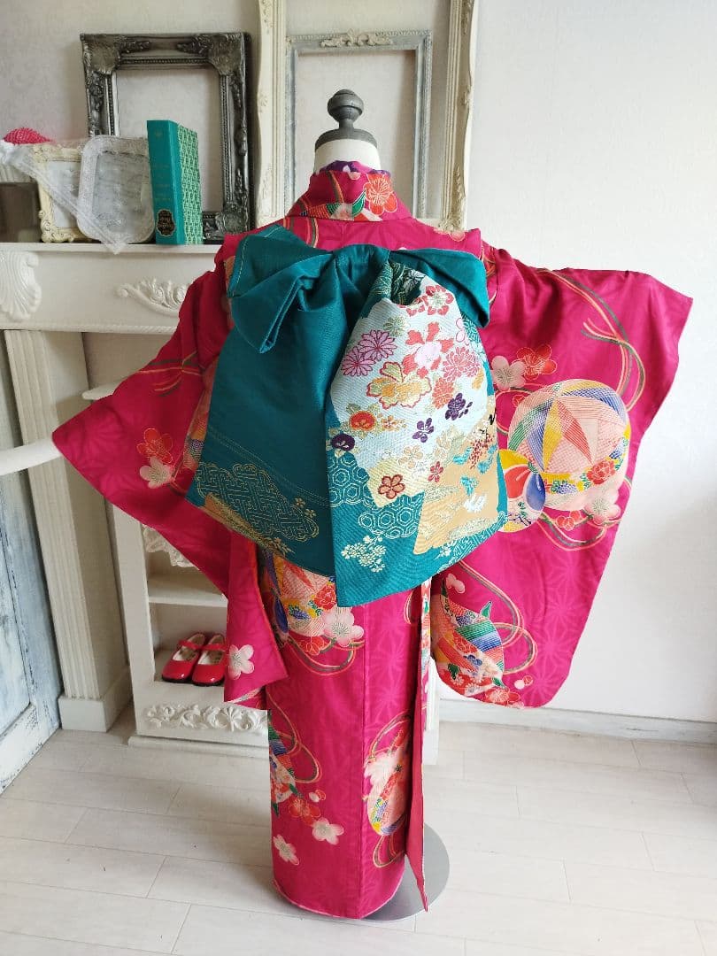 専用☆アンティーク大正ろまん☆綺麗なピンクの着物単品