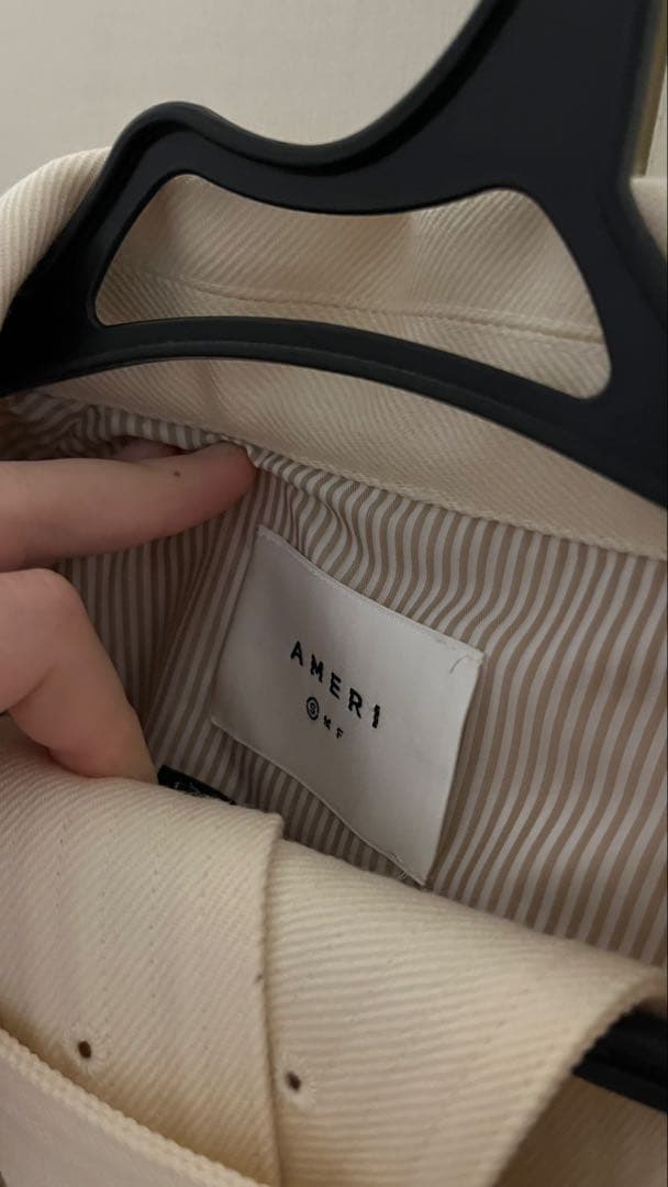 【AMERI】 SUPERIOR FLARE TRENCH COAT sサイズ