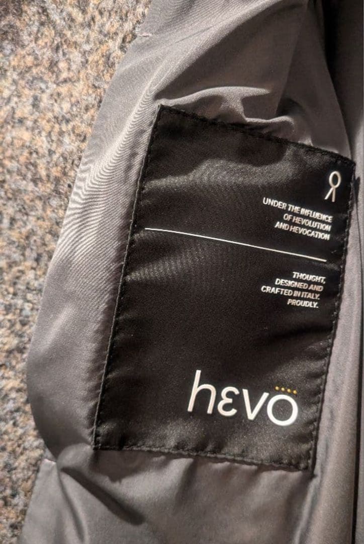 本日最終 Hevo イーヴォ BRINDISI ダブルブレストコート 46 干場