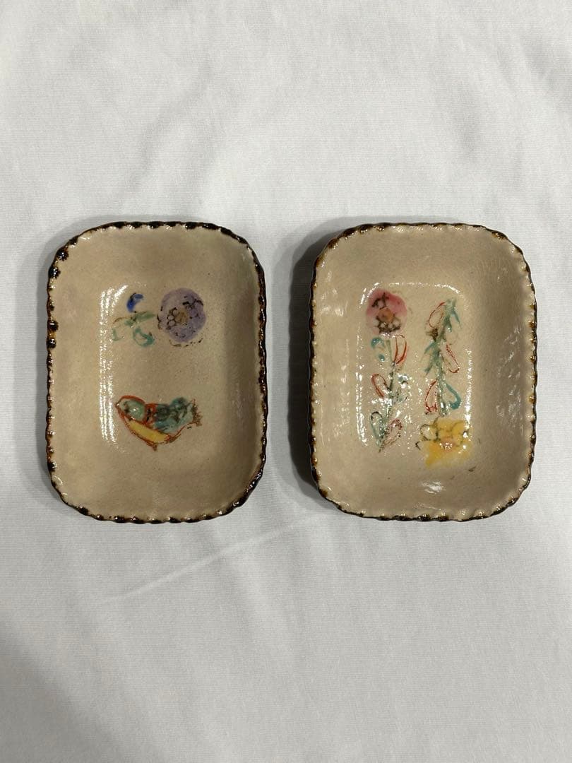 《未使用》伊藤聡信さん　角小皿セット