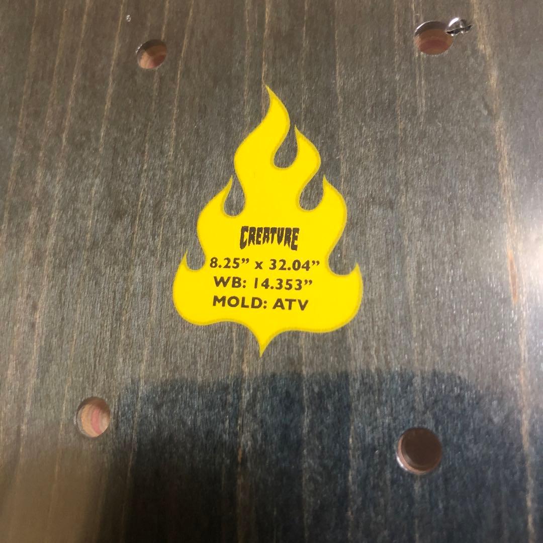 スケートボード CREATURE8.25x32.04 WB14.353