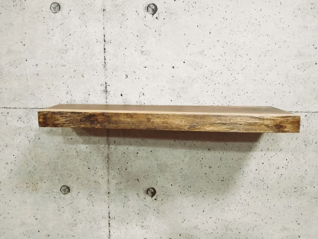 ウォールナット無垢一枚板　フローティングボード