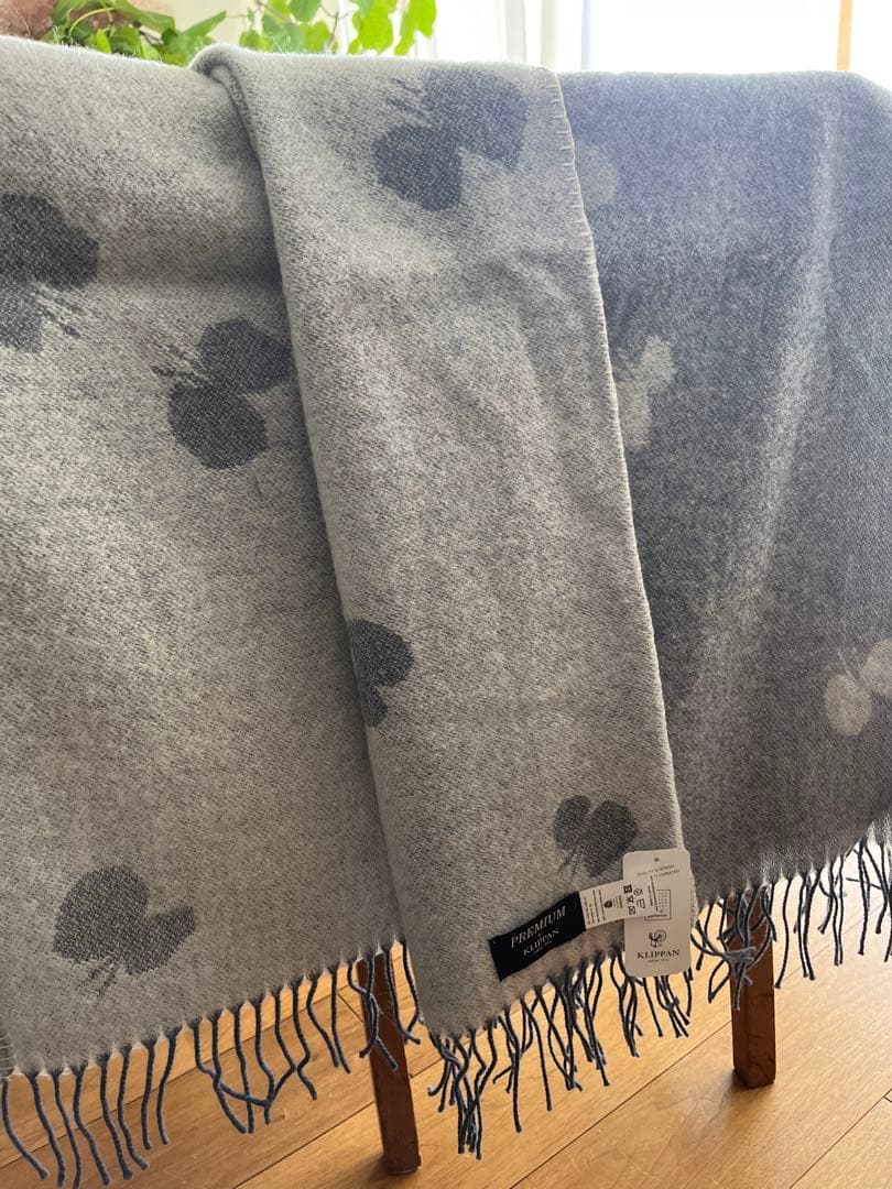 【希少】クリッパン　ミナペルホネン　CHOUCHO ストール　ショール 　膝かけ