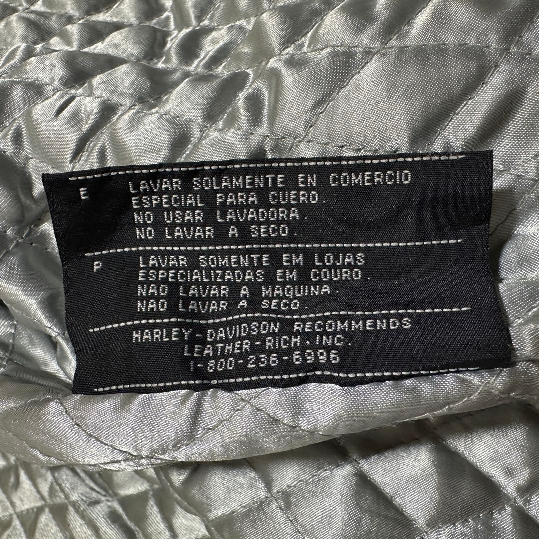 専用★L✨️ ハーレーダビッドソン　シングルライダース　レザージャケット　短丈