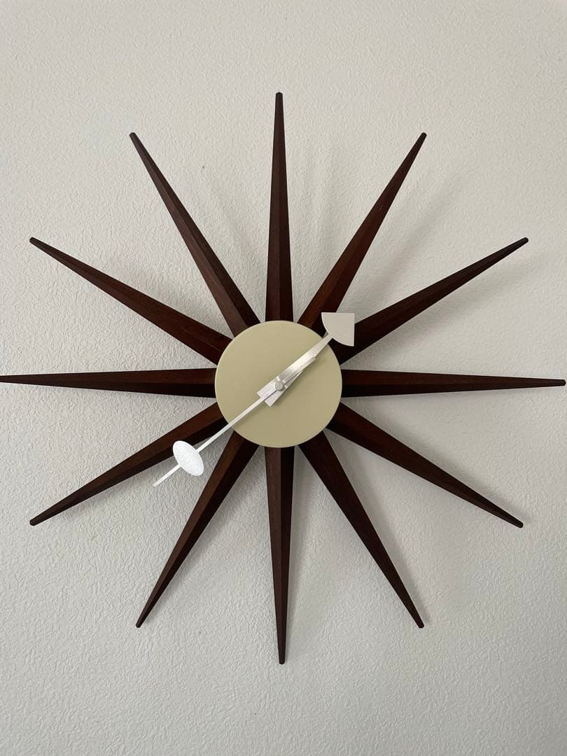 掛け時計　とけい　木製