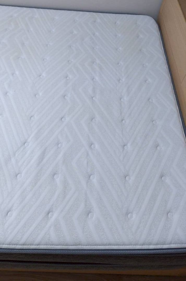 【P】ニトリのクイーンサイズのNsleepハードベッドマットレス・フレーム