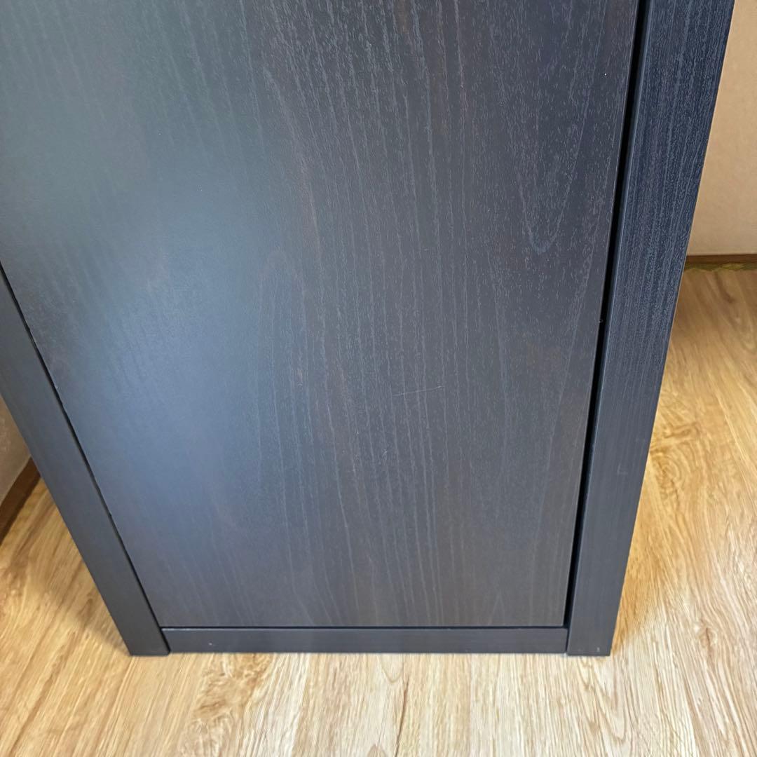 【直接引き渡し】IKEA ミッケ 黒　作業机 学習机 デスク テーブル引出し