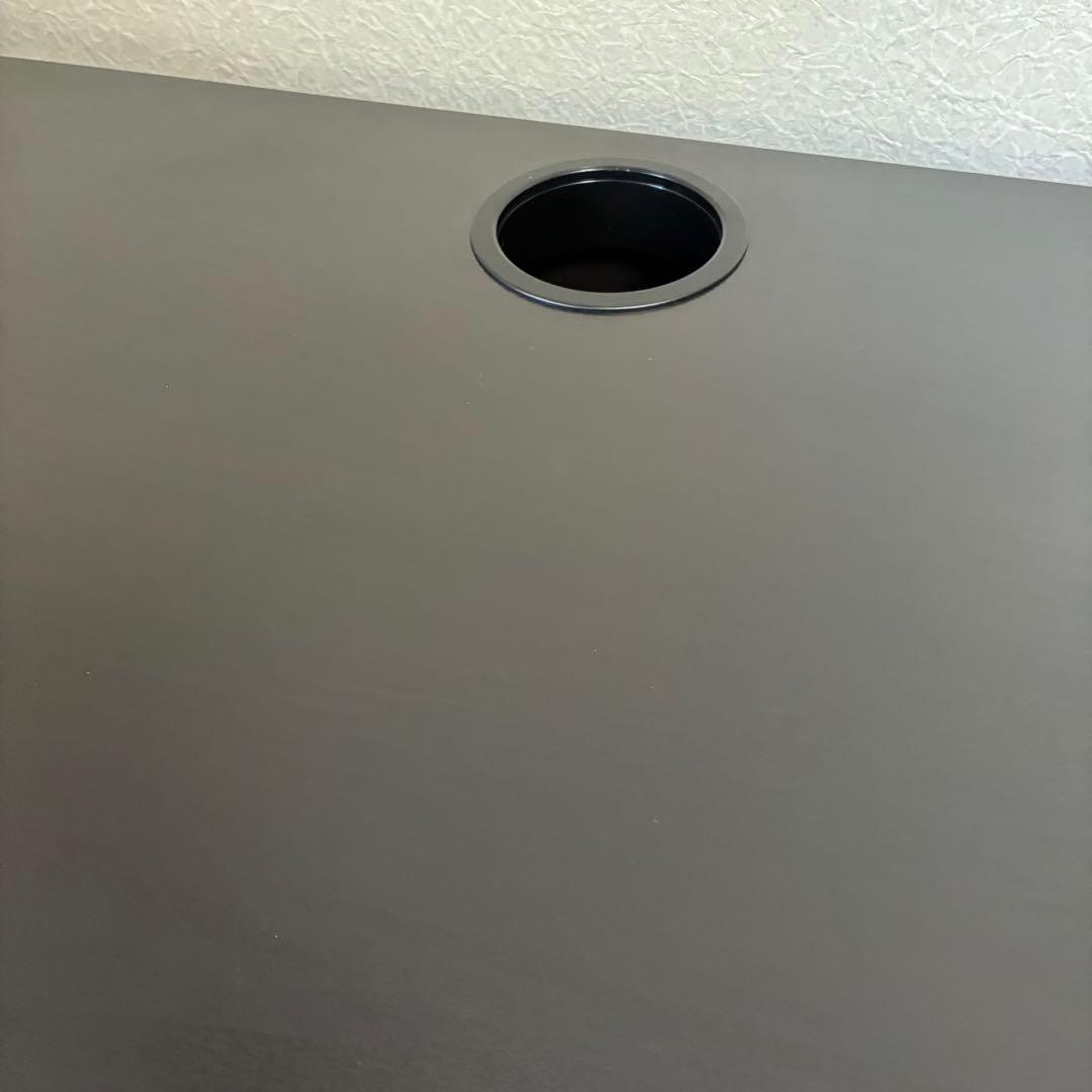 【直接引き渡し】IKEA ミッケ 黒　作業机 学習机 デスク テーブル引出し