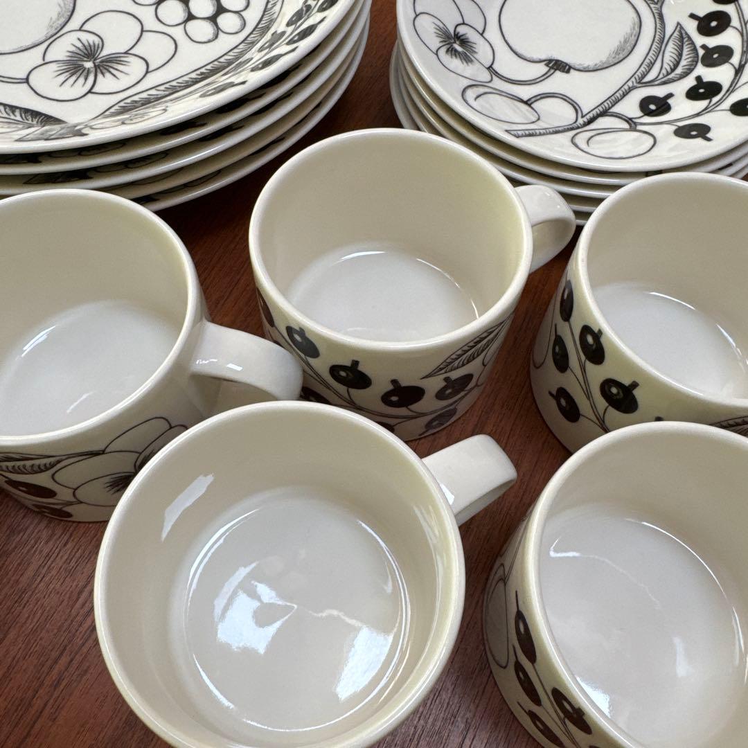 アラビア　ブラックパラティッシ　食器セット 各5 20点