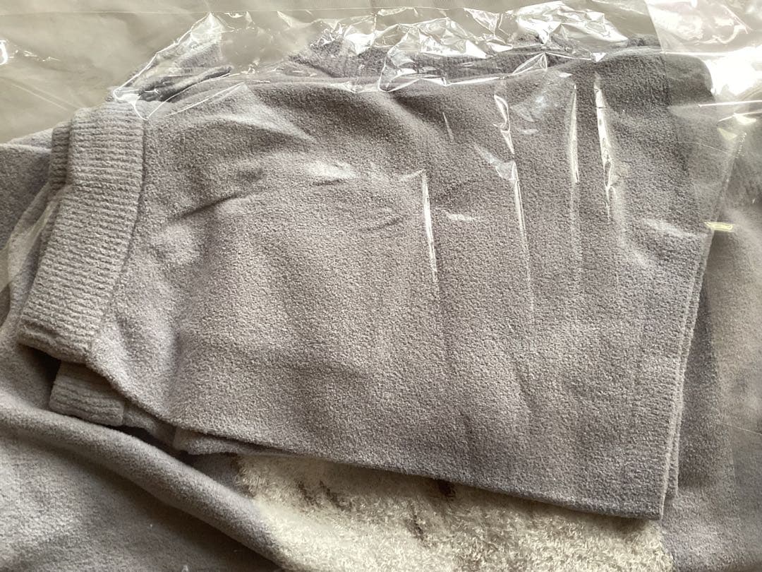 ジェラピケ　JUNIOR CATジャガードプルオーバー&ショートパンツセット