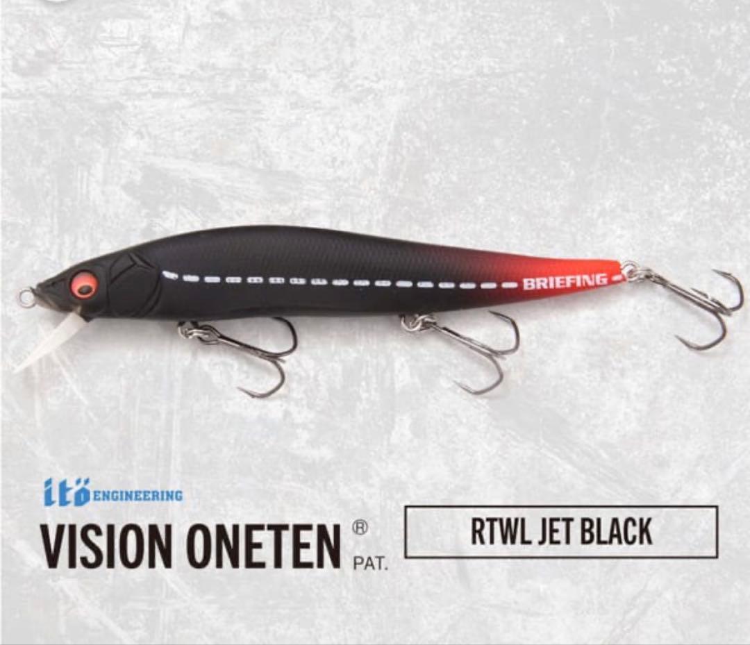 ルアー・フライ Megabass VISION ONETEN RTWL JET BLACK
