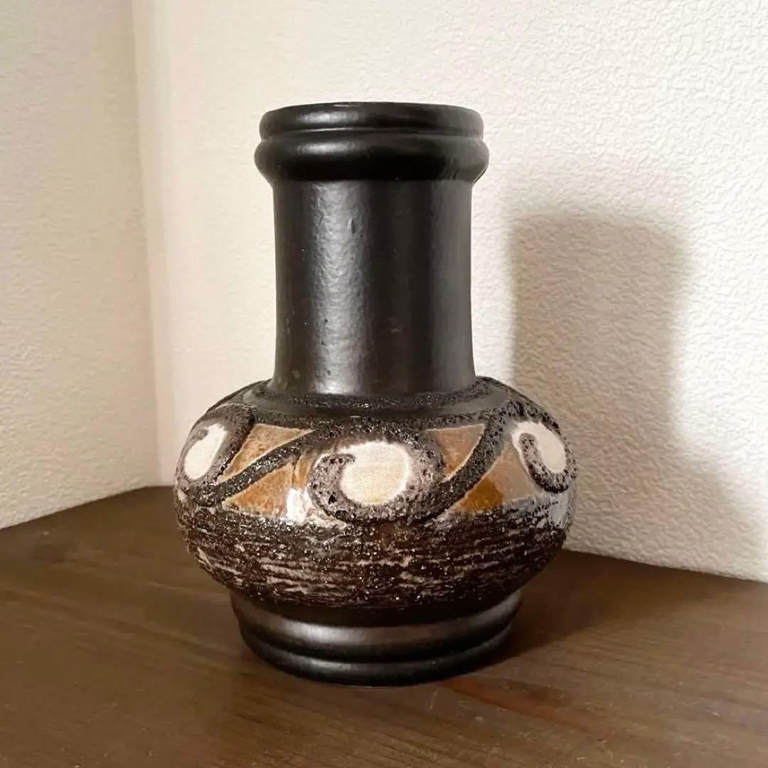 FAT LAVA ファットラバ ヴィンテージ花器 ドイツ花瓶 21cm