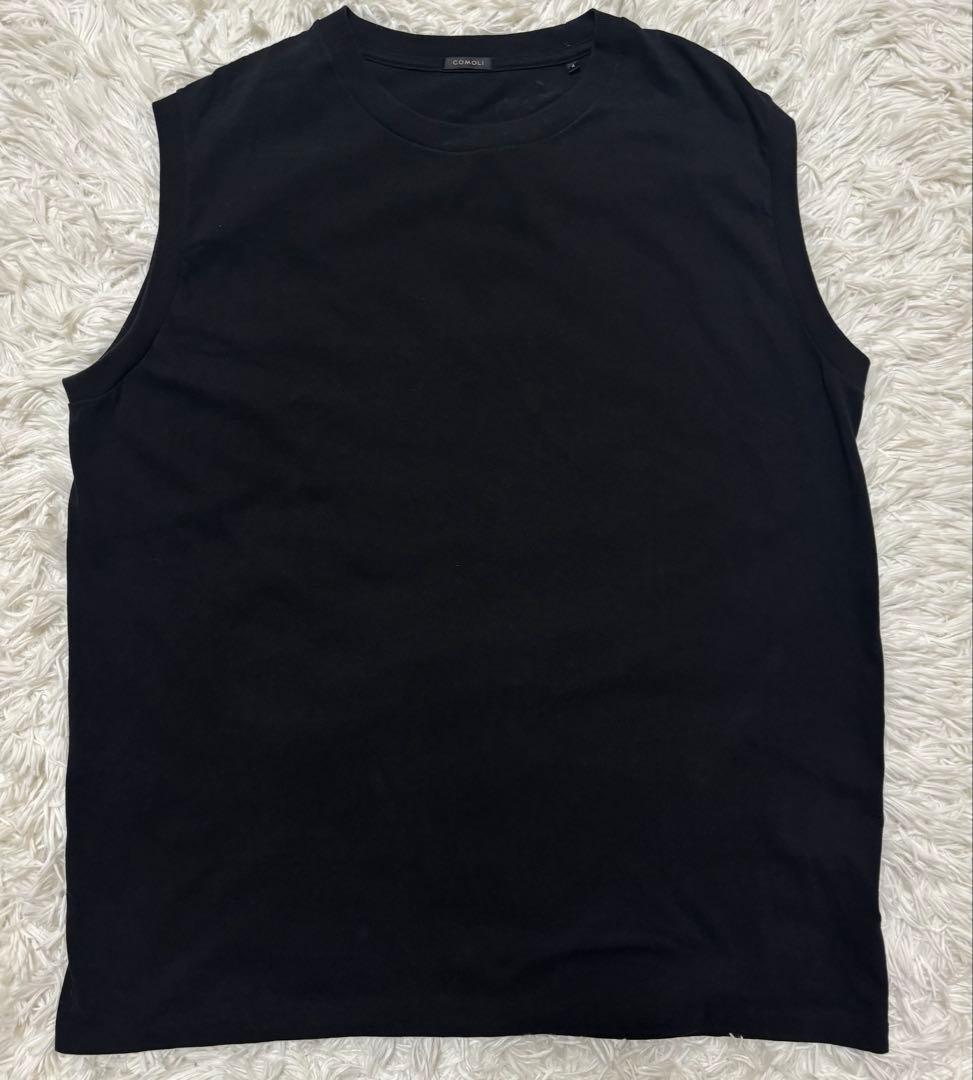 COMOLI コットンジャージ　ノースリーブ　Size4