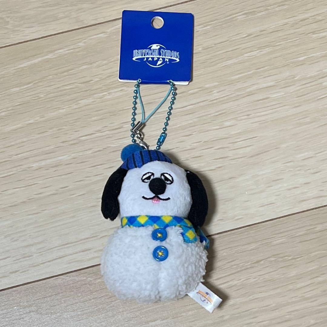 希少 スヌーピー オラフ スノーマン USJ マスコットキーホルダー 廃盤品