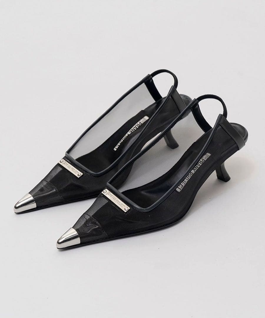 PRANK PROJECT ワイドストラップサンダル チュールグレー