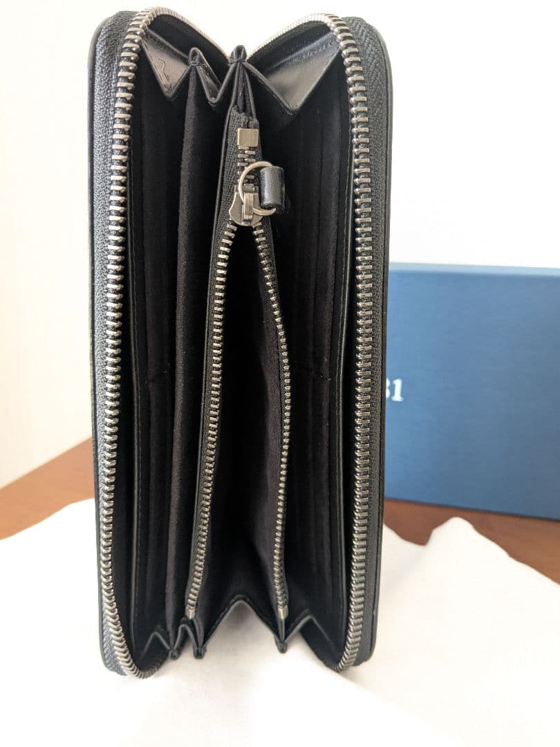 Alt 81 ダークブルー レザー 長財布
