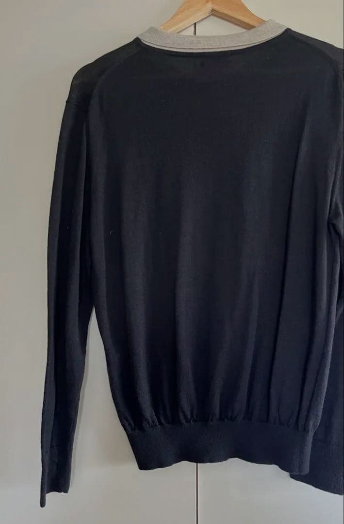 atelier naruse アトリエナルセ コットンウール衿つきニット