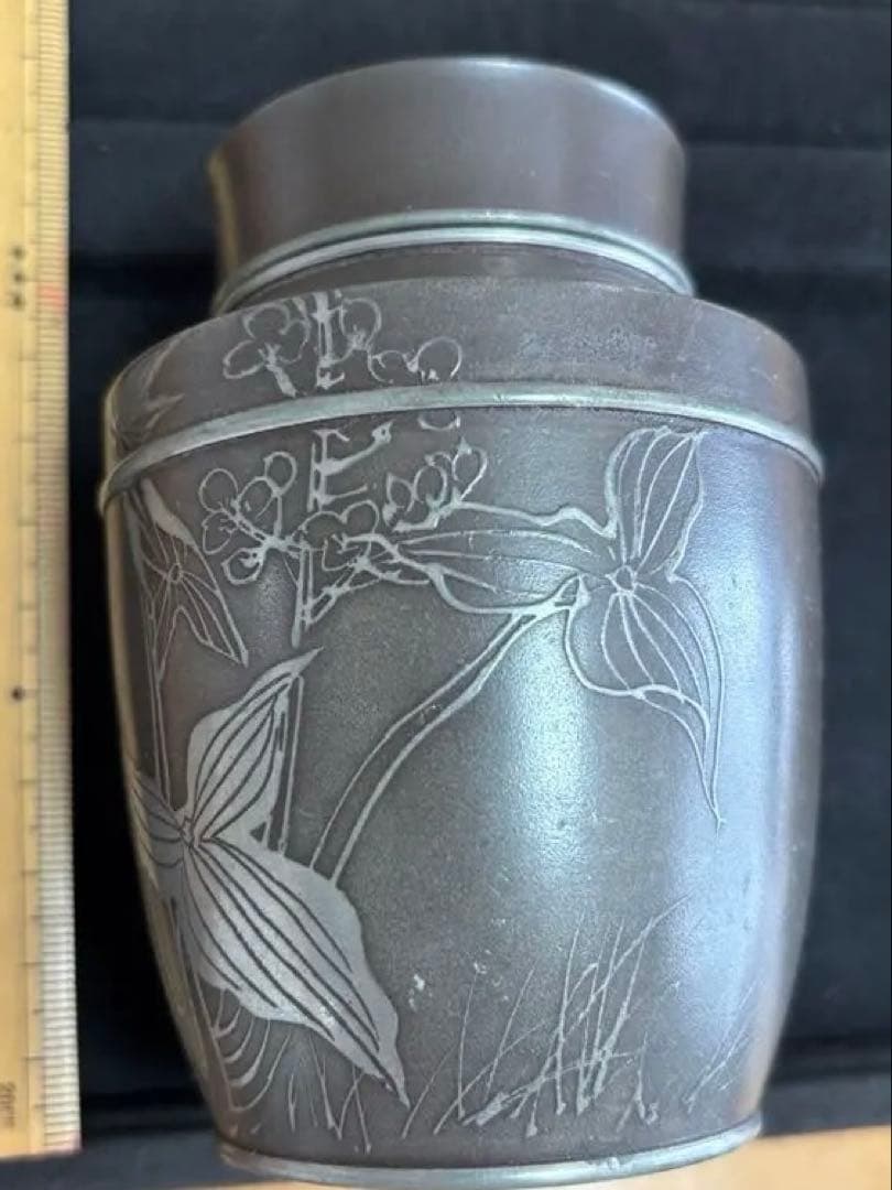 タイムセール 林克瑞製 古錫 二重蓋・密封抜群・307g