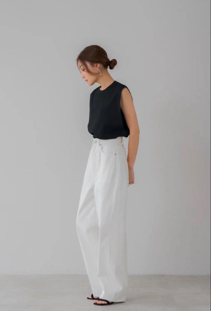 【新品タグ付】regleamリグリームカーブワイドデニムS