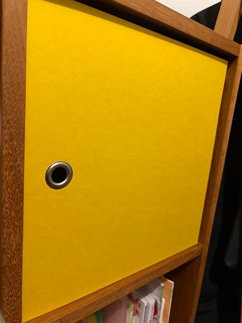 【定価4.5万】無印良品MUJI ウォールナット木製ラック 3×3段　扉おまけ付