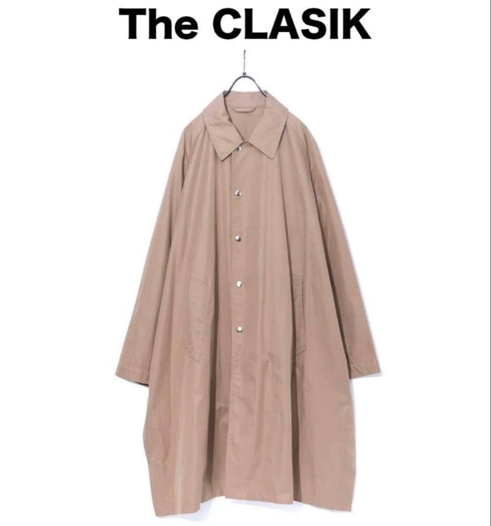 The CLASIK FINE COTON GABARDINE バルカラーコート