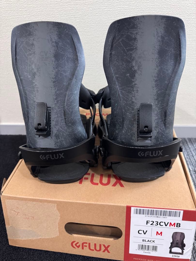 FLUX F23CVMB ビンディング M ブラック　スノーボード