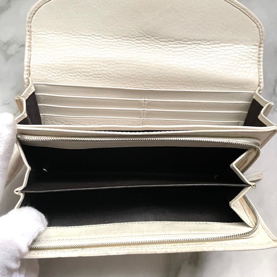 GUCCI グッチ　長財布　ホースビット　美品　2つ折り財布　0113-⑦
