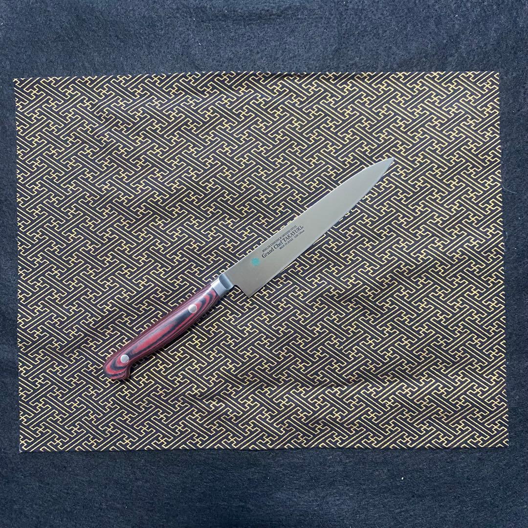 堺 孝行 グランドシェフ マイカルタ ワインレッド ペティ150mm