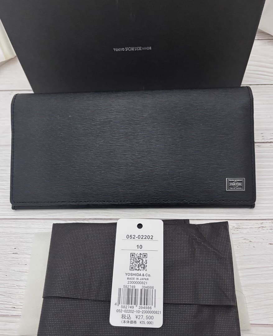 美品★PORTER ポーター 長財布 カレント ウォレット 052-02202