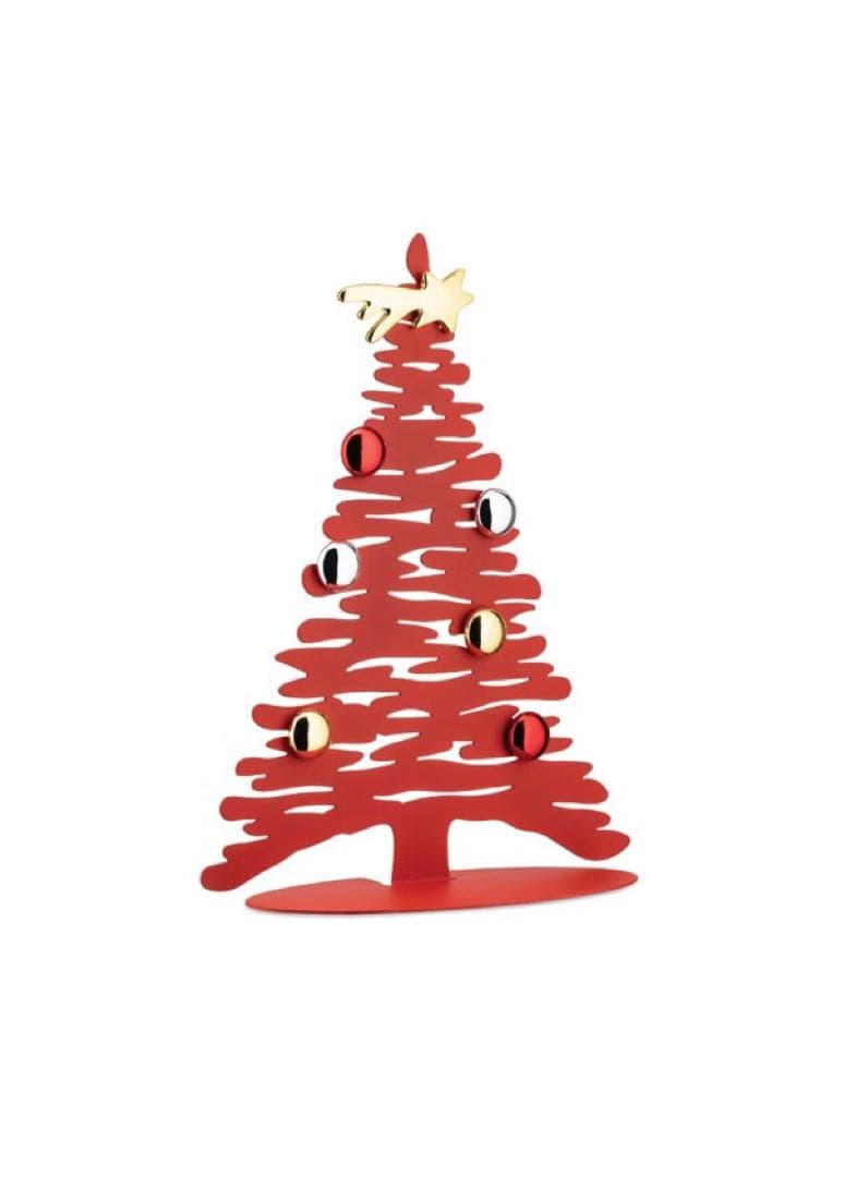 Alessi Bark クリスマスオーナメント レッド