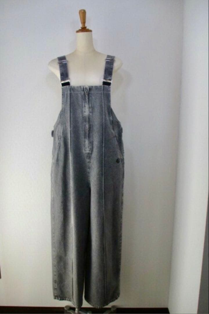 Eimee Law デニム サロペット ライトグレー