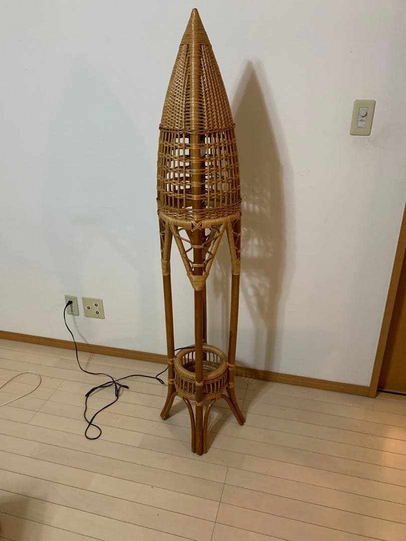 ラタン　フロアスタンド　インテリア
