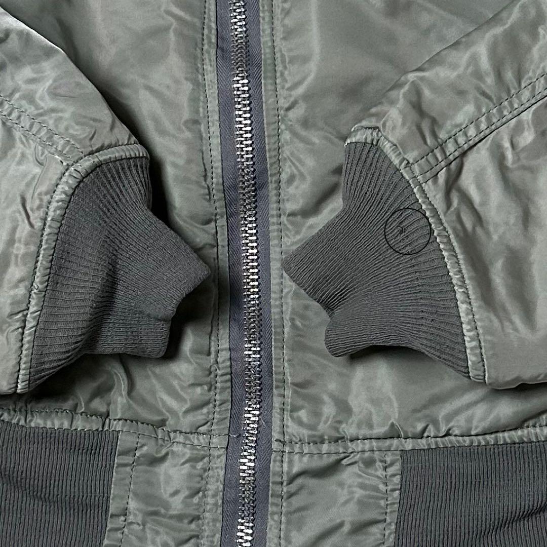 希少✨ 90s USA製 アルファ MA-1 グレー L フライトジャケット