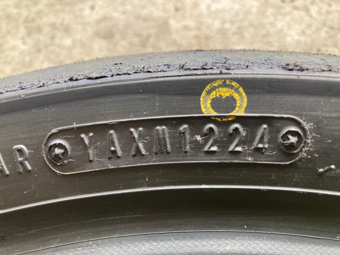 中古　ダンロップ　α13 sp H 前後　2023/24製　110/150-⑤