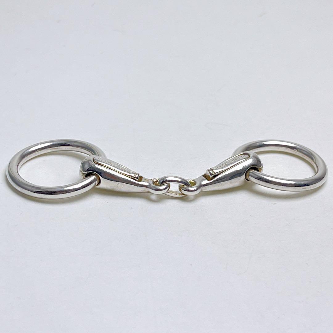 エルメス　ホースビット　ダブル　キーリング　925 ミネルヴァ刻印
