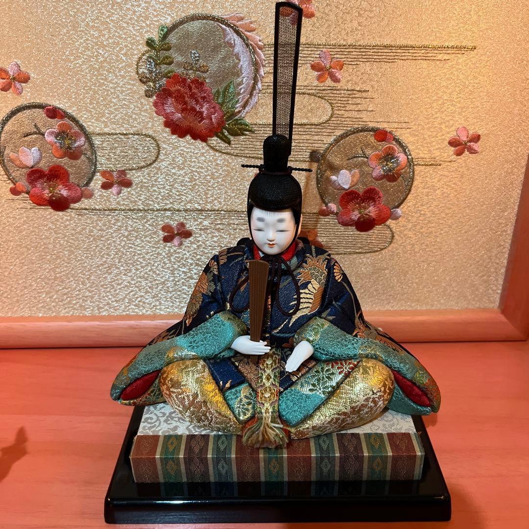 雛人形　木目込み　親王飾り