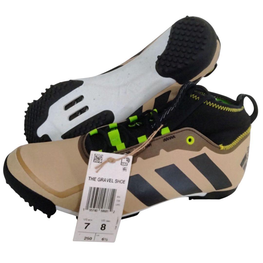 25cm 新品未使用✨ アディダス グラベル サイクリングシューズ ロードバイク