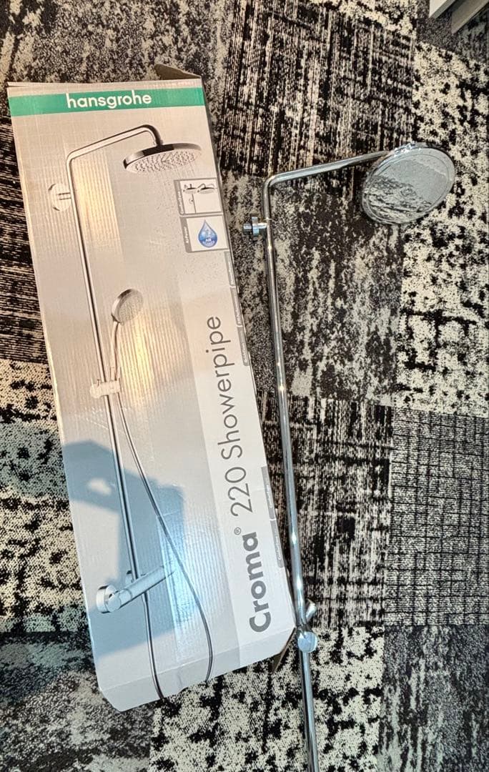 バス・洗面所用品 hansgrohe Croma 220 Showerpipe