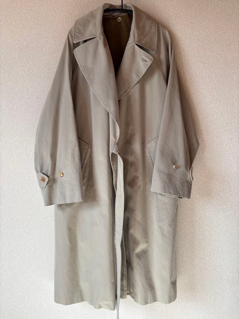 COMOLI ウォッシュドタイロッケンコート　U03-04012